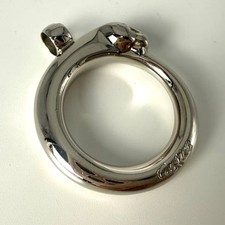 Cartier Panther Key Ring Bag Charm Pendant Top Silver Good Condition FS Japan 