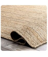 New IKEA Flatwoven Natural Jute Rug Home Living Room Decor 155x220 cm Natural