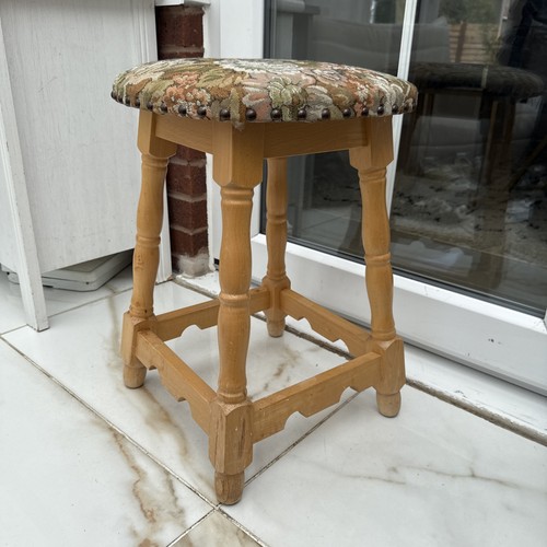 Brown solid stool - stool, wooden