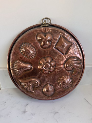 Antique french copper jelly - antique,