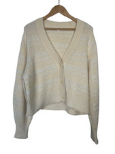 COS CARDIGAN Wool Blend CREAM