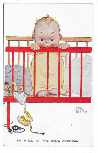 Artist drawn postcard mabel - artist, by