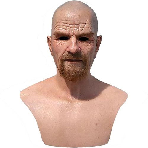 Halloween realistic face bald - realistic,