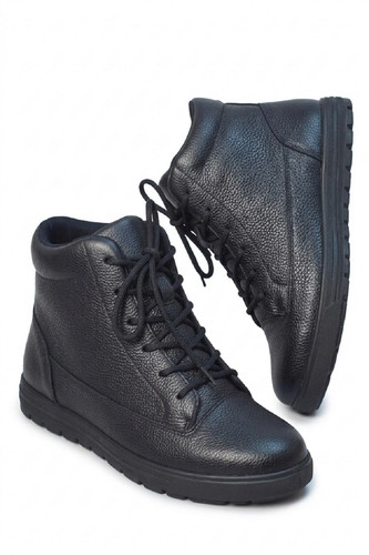 Mens leather school shoes lace - leather,