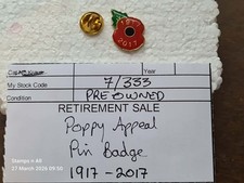 Poppy¹ Remembrance Enamel Pin