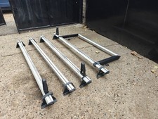Genuine Van Guard Vauxhall Vivaro B Trafic 2014-25 Roof Rack Bar Set With Roller