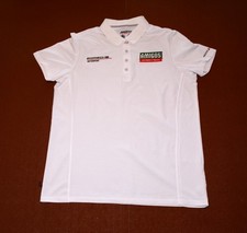MUSTO Evolution Porsche Motorsport White Polo Shirt Mens Medium
