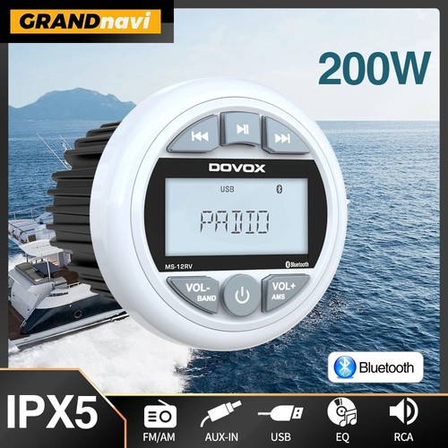 White marine stereo boat radio - marine,
