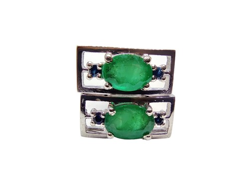 Silver emerald sapphire - silver,