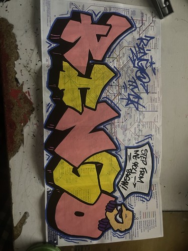 Graffiti tube map