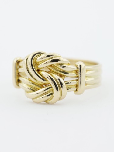 Gold twisted signet - signet, 18ct