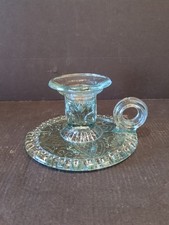 VINTAGE HAND HELD GREEN TINGED