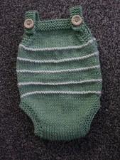 Hand Knitted Baby Romper