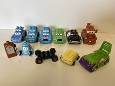 Disney Cars Mega Bloks Rare Bundle - Vehicles McQueen Mater Piston Cup