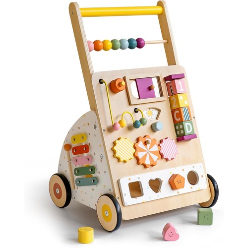 Wooden baby walker with - baby,