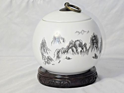 Chinese art white ceramic - , tea