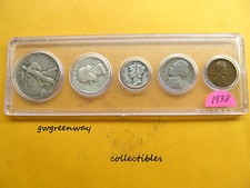 1938 Silver Birth year set 5