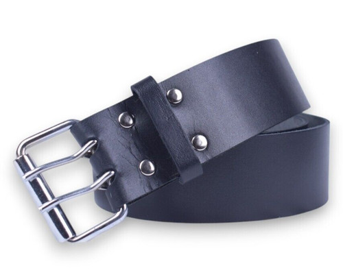 Men scottish black leather - men's,