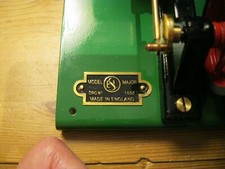 SEL Model Steam Engine - 1550 'Major' Nameplate + Fixing Pins