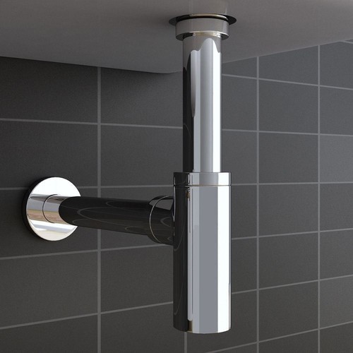 Bathroom basin waste bottle - waste,