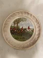 J.F. Herring Sen - Royal Worcester Spode Palissy Plate - Hunting Scenes