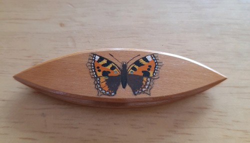 Wood tatting shuttle - wood,