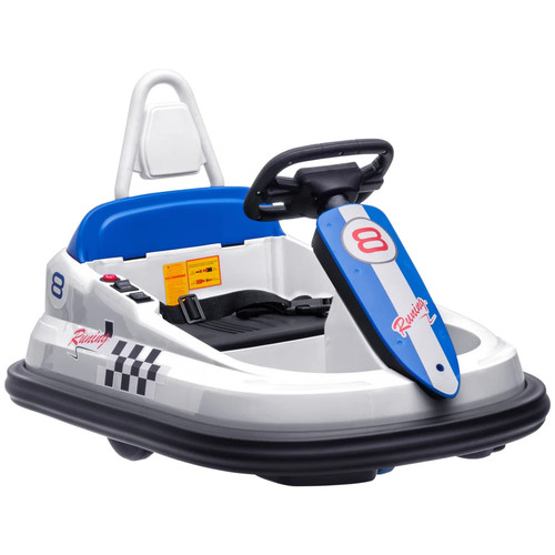 Homcom kids bumper car - kids,