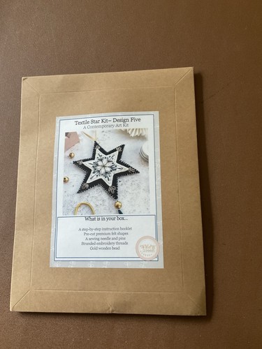 Embroidery textile star kit - textile,