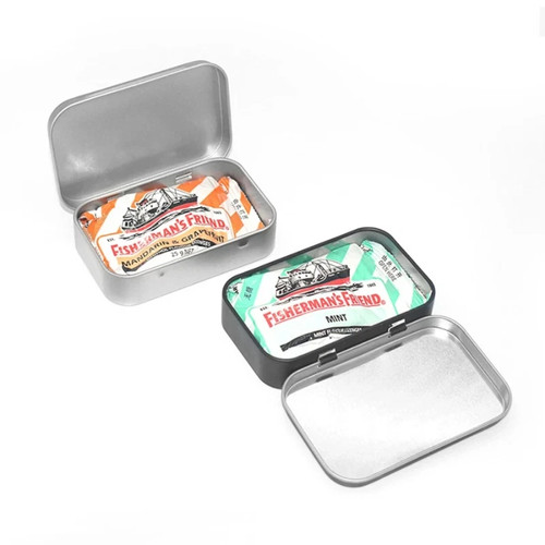 Small metal tin - tin, storage