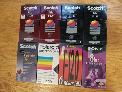 Blank vhs lot - vhs, 8