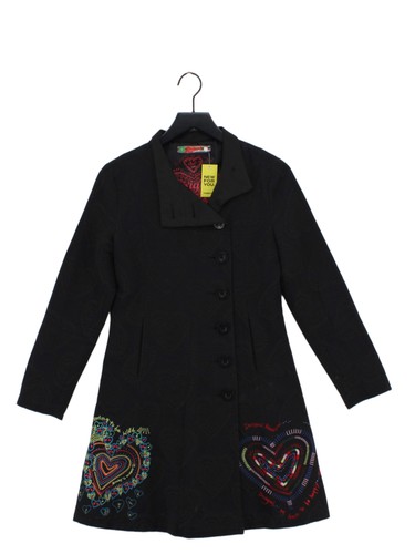 Desigual overcoat jacket brown - desigual,