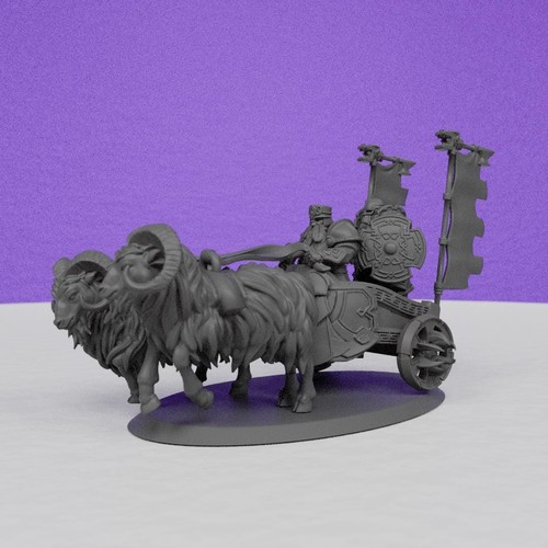Dwarven kingdoms war chariot - chariot, |