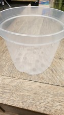 Clear Orchid Pot 21 cm – Plant Pot with Drainage