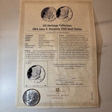 1964 kennedy usa half dollar - 1964,