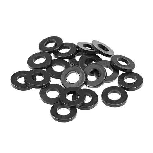 20pcs rubber flat washers 8mm - flat,