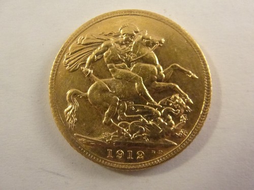 1912 22ct gold full - 1912, sovereign