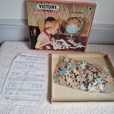 Victory Plywood Map Puzzle The