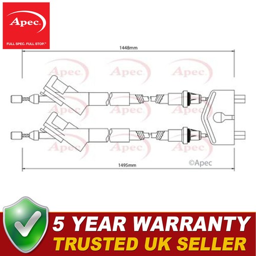 Apec rear centre hand brake - centre,