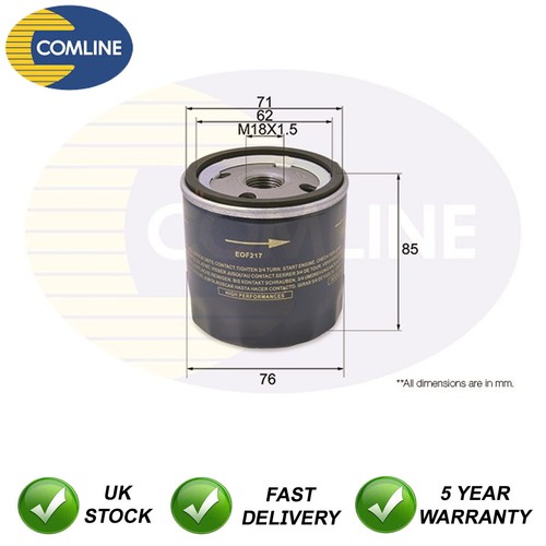 Oil filter comline - oil,