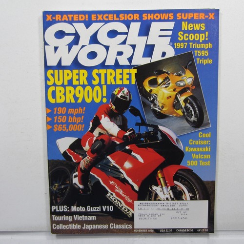Cycle world nov 1996 super - cycle,