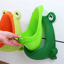 Green Frog Potty Toilet Training Urinal Kid Baby Boy Pee Trainer Bathroom Toilet
