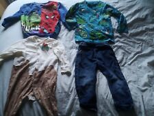 Christmas Baby Toddler Boys 12-18 18-24 Months Bundle Jeans Marvel Dino Xmas Pud
