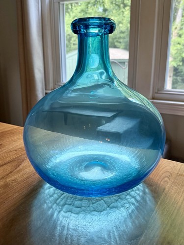 Demijohn studio blown glass - demijohn,
