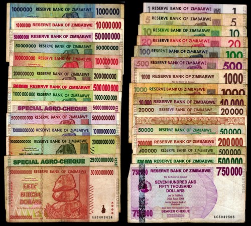 Zimbabwe banknotes currency - 30,