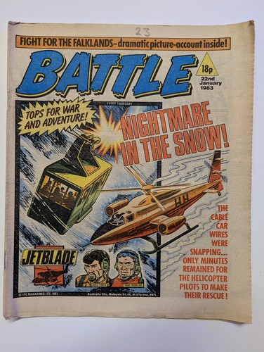 Battle comic 22nd - comic, january