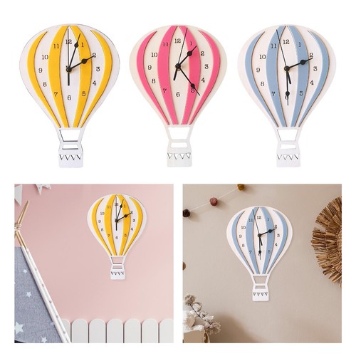 Hot air balloon clock - balloon,