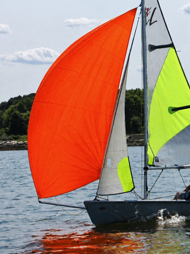 Feva spinnaker sail orange - rs,