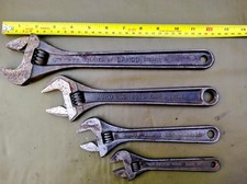 Vintage Bahco - made in sweden  Adjustable Spanners - set of 4