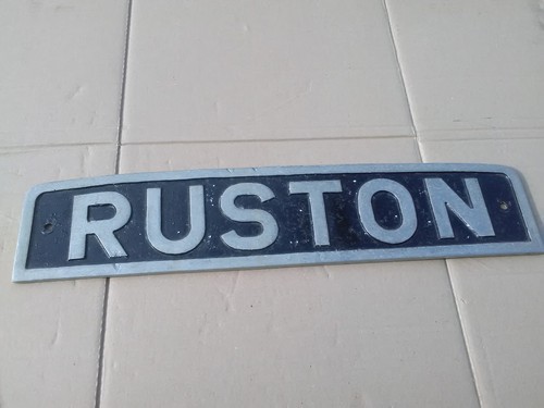 Ruston and hornsby ally - ruston,