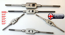 BAR TYPE TAP WRENCH Small-Large ADJUSTABLE Vehicle Threading Tool Holder Handle